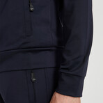 James Zip-Up Tracksuit 2-Piece Set // Navy Blue (S)