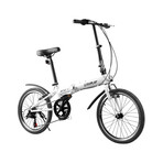 P12 // 20" Folding Bike // White