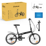 P12 // 20" Folding Bike //  Black