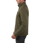 Sherpa Fleece Mock Neck  // Forest Night (S)