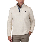 Sherpa Fleece Mock Neck  // Oatmeal Heather (L)