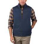 Sherpa Fleece Vest  // Navy Heather (2XL)