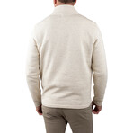 Sherpa Fleece Mock Neck  // Oatmeal Heather (L)