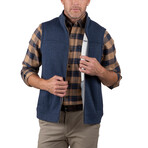 Sherpa Fleece Vest  // Navy Heather (2XL)