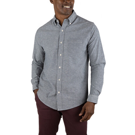 Performance Stretch Oxford Shirt  // Navy Blazer (S)