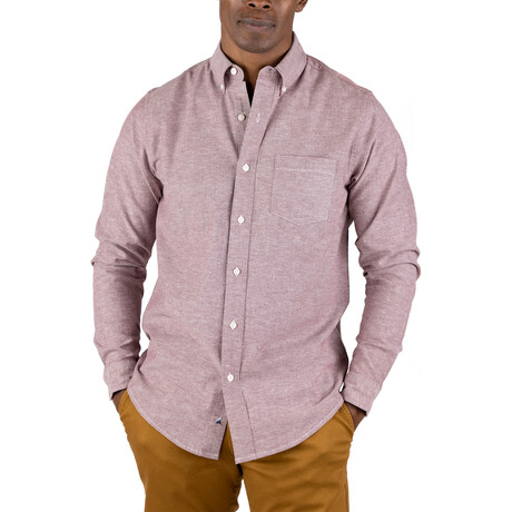 Performance Stretch Oxford Shirt  // Zinfindel (S)