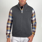 Sherpa Fleece Vest  // Charcoal Heather (XL)