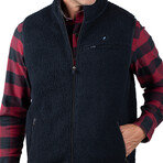 Bonded Berber/Polar Fleece Vest  // Phantom Berber To Dk (XL)