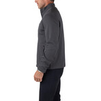 Waffle Bonded Fleece 1/4 Zip // Dark Shadow (2XL)