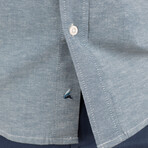 Performance Stretch Oxford Shirt  // Indian Teal (M)