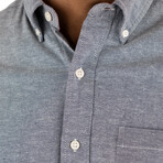 Performance Stretch Oxford Shirt  // Navy Blazer (L)