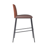 Rasmus Counter Stool // Dark Brown // Set of 2