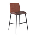 Rasmus Counter Stool // Dark Brown // Set of 2