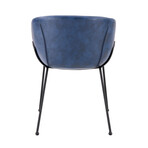 Zach Armchair // Dark Blue // Set of 2