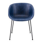 Zach Armchair // Dark Blue // Set of 2