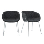 Zach Armchair // Black // Set of 2