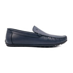 Matte Leather Loafer // Navy (Euro: 44)