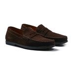 Suede Loafer // Brown (Euro: 42)