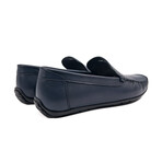 Matte Leather Loafer // Navy (Euro: 44)