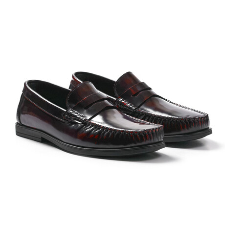 Patent Leather Loafer // Claret (Euro: 40)