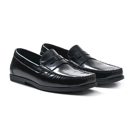 Patent Leather Loafer // Black (Euro: 40)