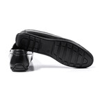 Matte Leather Loafer // Style 2 // Black (Euro: 41)