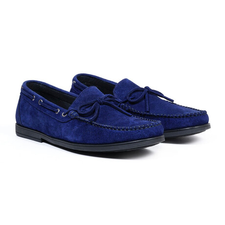 Suede Loafer // Ocean (Euro: 40)