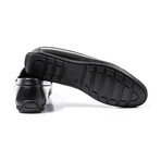 Matte Leather Loafer // Style 2 // Black (Euro: 41)