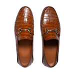 Silver Bar Croc Loafer // Tobacco (Euro: 40)