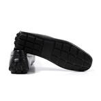 Silver Cross Bar Loafer // Style 1 // Black (Euro: 42)