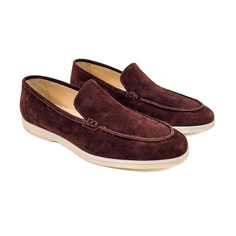 Suede Casual Shoe // Dark Brown (Euro: 40)