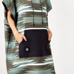 Changing Poncho // Jackson Green // S/M Size