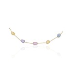 18K Yellow Gold Multi-Sapphire Necklace I // 18" // Pre-Owned