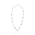 18K Yellow Gold Aquamarine Necklace // 18" // Pre-Owned