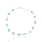 18K Yellow Gold Larimar Necklace // 18" // Pre-Owned
