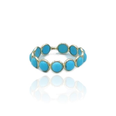 14K Yellow Gold Turquoise Ring // Ring Size: 7.25 // Pre-Owned