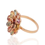 18K Yellow Gold Multi-Sapphire Ring // Ring Size: 7 // Pre-Owned