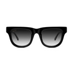 Unisex Camino Sunglasses // Black + 24k Gold Gradient