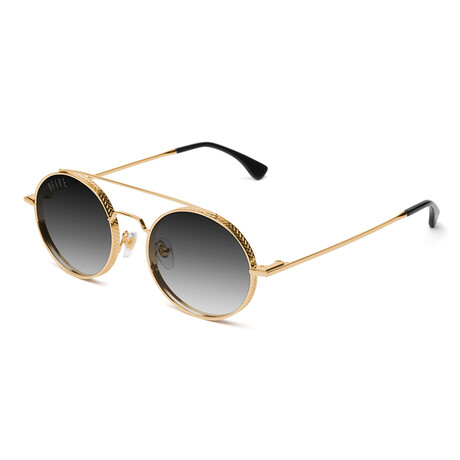 Unisex 50+50 Sunglasses // 24k Gold Gradient