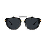 Unisex Lawrence Sunglasses // Ruby + 24k Gold