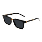 Unisex Bishop Sunglasses // Black + 24k Gold