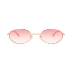 Unisex 40 Sunglasses // Rose Gold Gradient