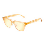 Unisex Belmont Sunglasses // Gold Scale + Reflective Gold