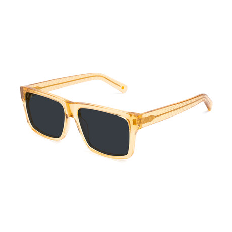 Unisex Caps Sunglasses // Gold Scale