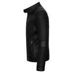 Emilio Leather Jacket // Black (L)
