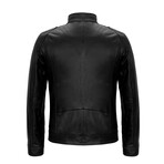 Chris Leather Jacket // Black (L)