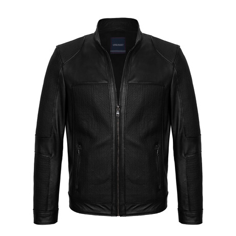 Emilio Leather Jacket // Black (S)