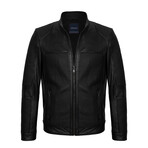 Emilio Leather Jacket // Black (3XL)