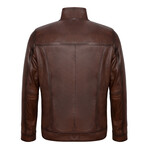Carter Leather Jacket // Chestnut (M)