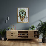 Crazy Golden (19.6”H x 13.7”W x 0.5”D)